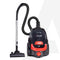 ICON Bagless Vacuum Cleaner , 1600Watts, For Home Use, Cyclonic Suction System, 24 kPa S uction power, Adjustable Suction Controller, Dry Vacuuming, 1.5L Bagless Dust Collector, Black and Red